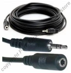 3.5mm Audio Extension Cable Cord Stereo Headphone Male to Female Car MP3 AUX 25FT