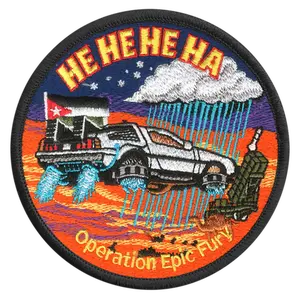 Operation Epic Fury: Back To The Future Embroidered Patch