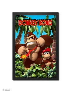 Donkey Kong™ Jungle Gel-Coated Framed Print (11x17)