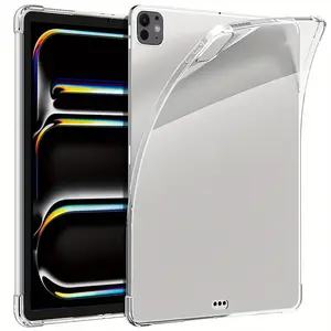 [Heavy Duty Shockproof Case] Soft Clear Heavy Duty Shockproof Case for Pad Pro 11/13 inch and Pad Air 11/13 inch - 12024 Transparent Cover