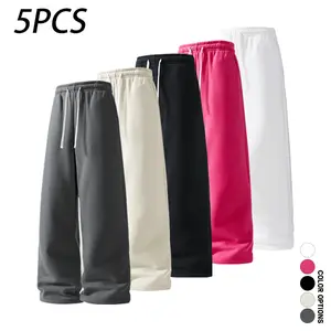 Men’s casual minimalist long pants for spring and autumn—versatile everyday wear suitable for sports and fitness, featuring a loose fit.