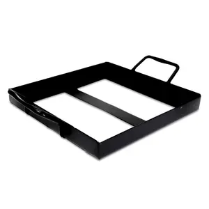 Black Steel Tray for 8 x 8 x 2 Salt Block (Holder Only)