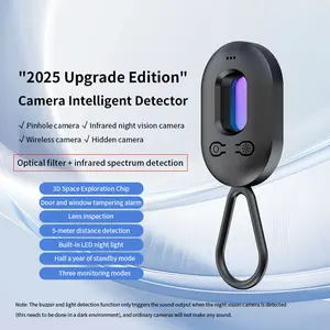 Hidden Camera Detectors, GPS Tracker, Vibration sensor Door andwindow alarm, Spy Camera Detector,Anti-intrusion, 30H Working Time for Travel, Car, Bathroom, Office, Hotel, Airbnb, Rental