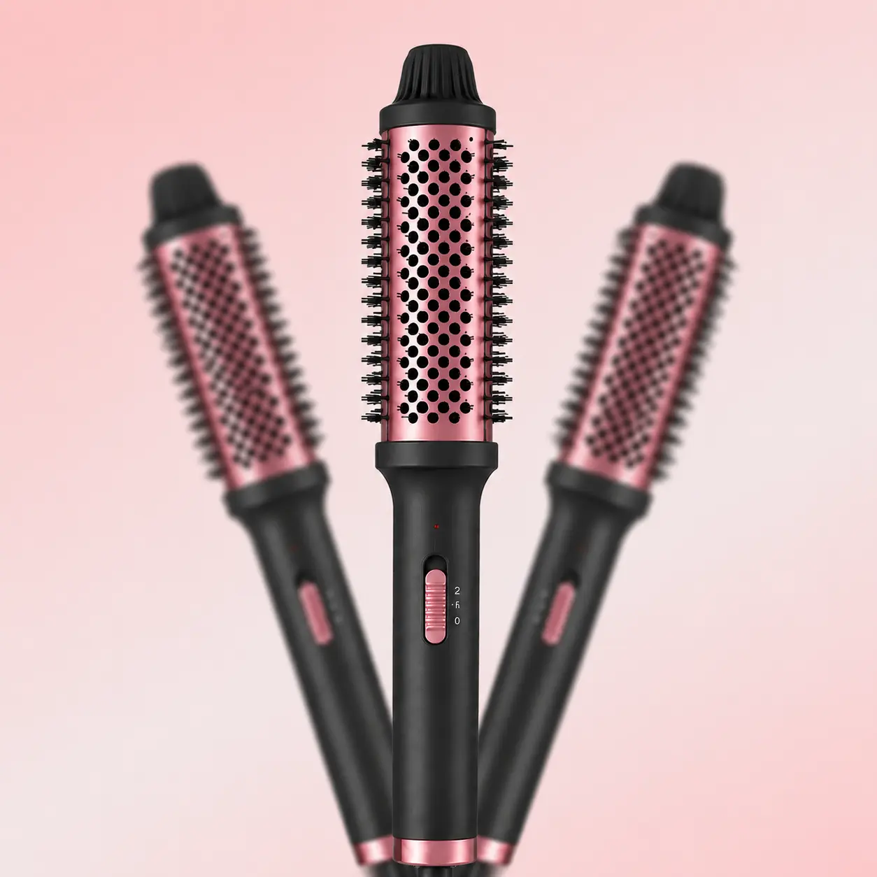 SummerWins Fully Automatic 3in1 Curling Brush 38mm – Large Barrel Hair Curler brush,Bouncy Curls brush & Gentle Hair Styling, professional Beauty Product for Selfcare Easy-to-Operate Beauty Tool, Christmas GiftDealsForYouDays