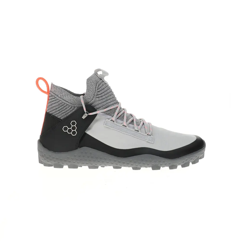 Vivobarefoot Mens Magna Lite Water Resistant Sg Round Toe Hiking Hiking Casual Boots Ankle - Black, Grey Vivobarefoot Mens Magna Lite Water Resistant Sg Round Toe Hiking Hiking Casual Boots Ankle - Black, Grey