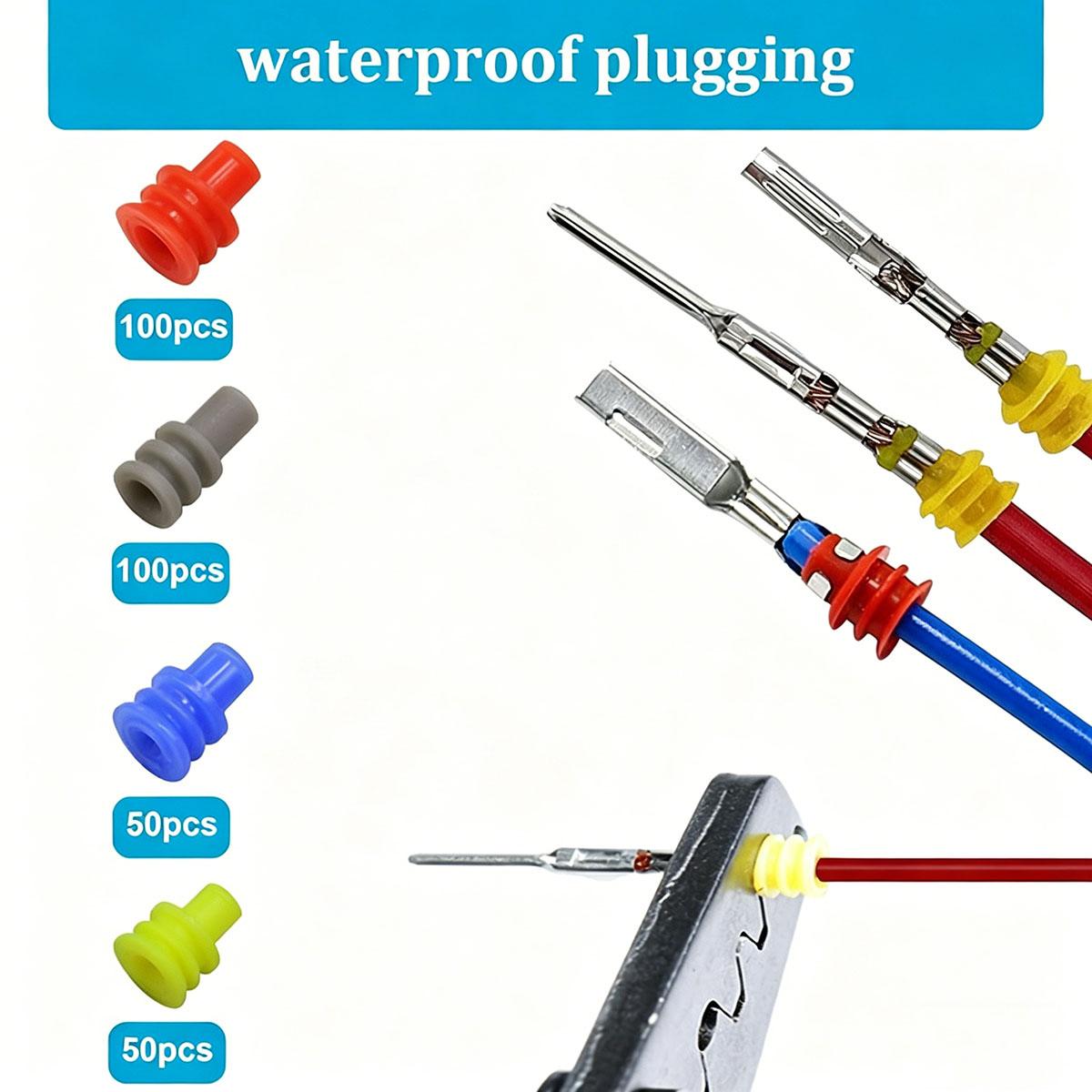 720pcs Car Electrical Wire Terminal Pins Connector Kit 21Type 1/1.5/1.8/2.2/2.8/3.5mm