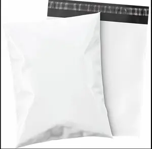 12x15.5 inches 10 Pack White Self-Sealing Adhesive Shipping Bags Waterproof Tear Resistant Poly Mailers for Clothing Books Documents Cosmetics