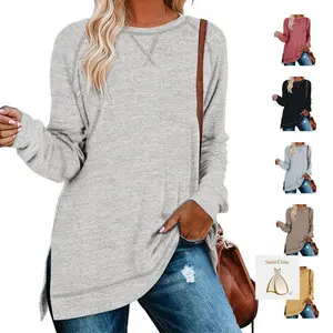 Women’s Tunic Tops 2025 Long-Sleeve Shirts, Loose-Fit Casual Sweaters, Perfect for Leggings and Everyday Wear, Hoodie Sweatshirts