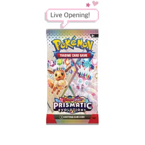 X1 Pokemon Prismatic Evolutions booster pack [LIVE OPEN]
