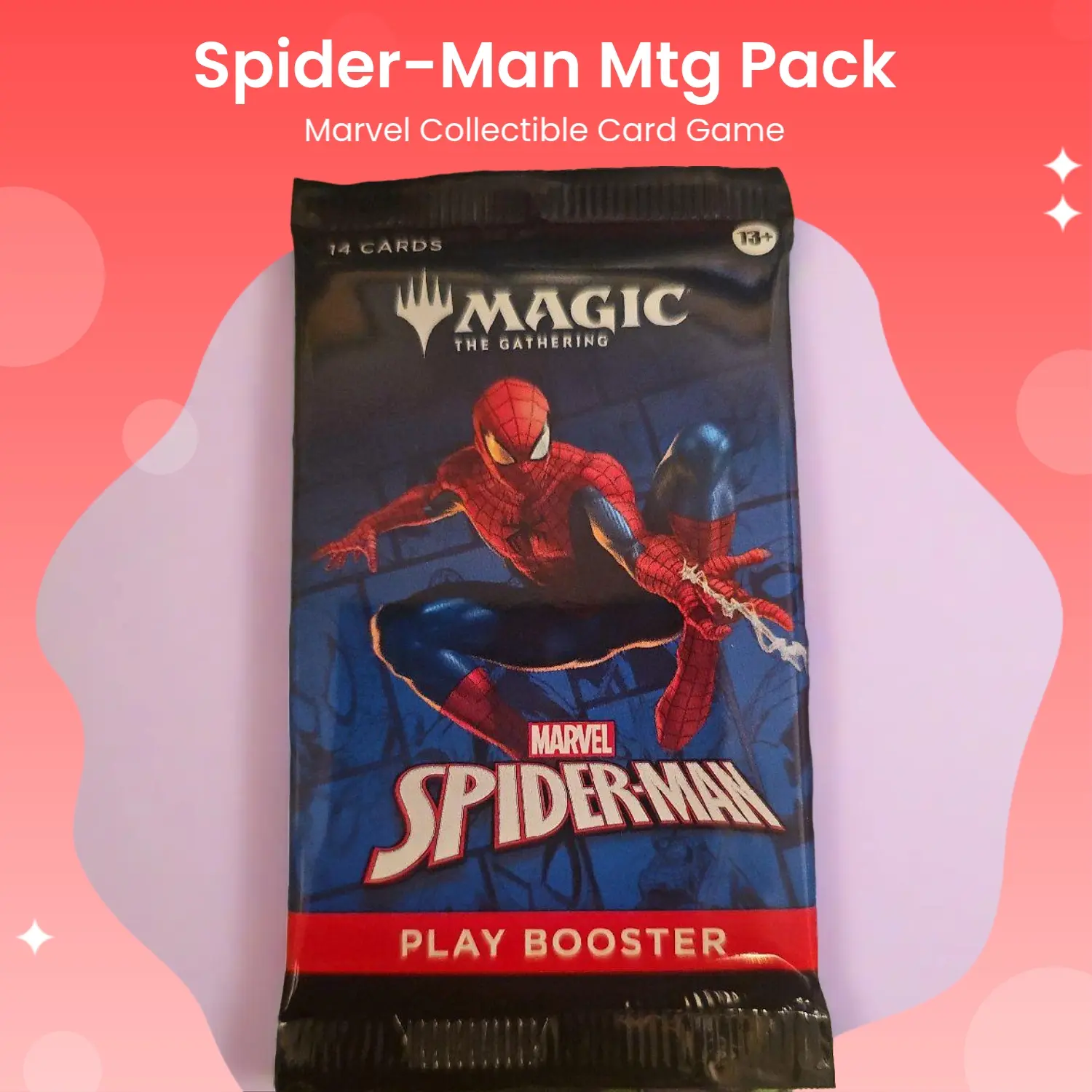 Spiderman Marvel Magic The Gathering Pack Trading Card Packs Tcg Booster Packs