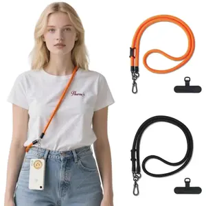 Phone Lanyard Strap, Durable Phone Accessory for Secure Carrying, Essential Mobile Gear for Everyday Use, Must-Have Tech Accessory, Adjustable Phone Lanyard