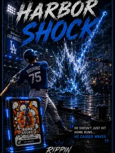 Dalton Rushing 2025 Donruss Bomb Squad #5 RC Dodgers Rookie Insert