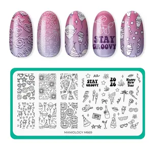 Groovy NY (M669) - Nail Stamping Plate