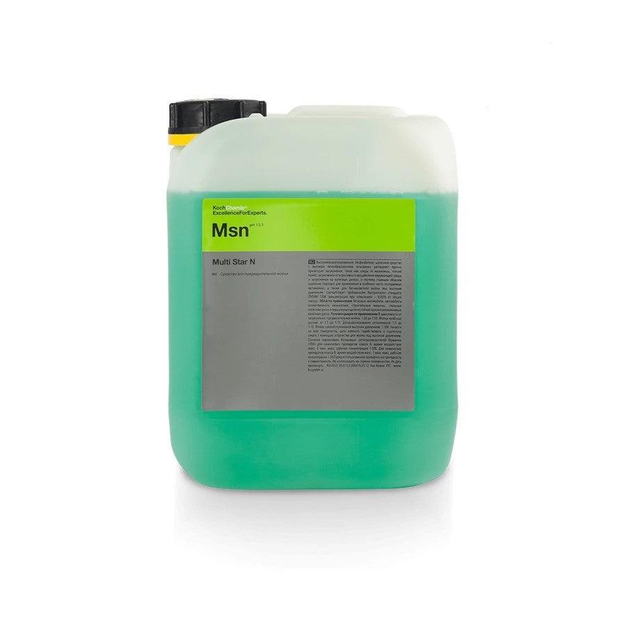 Koch Chemie Multi Star 5L All-Purpose Cleaner for Interior & Exterior Removes Tough Dirt & Grease Safe on Plastic Fabric Rubber & Paint Super Concentrated Wash