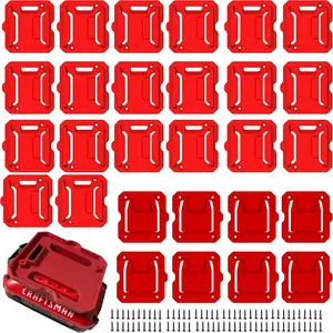 20 Pack  Holder for Craftsman 20V  Mounts Dock Holder (w/10 Screws, No ) and 8 Pack Tools Drill Mount Holder Fit for V20 Craftsman 20V Li-ion Drill((No Tool)...
