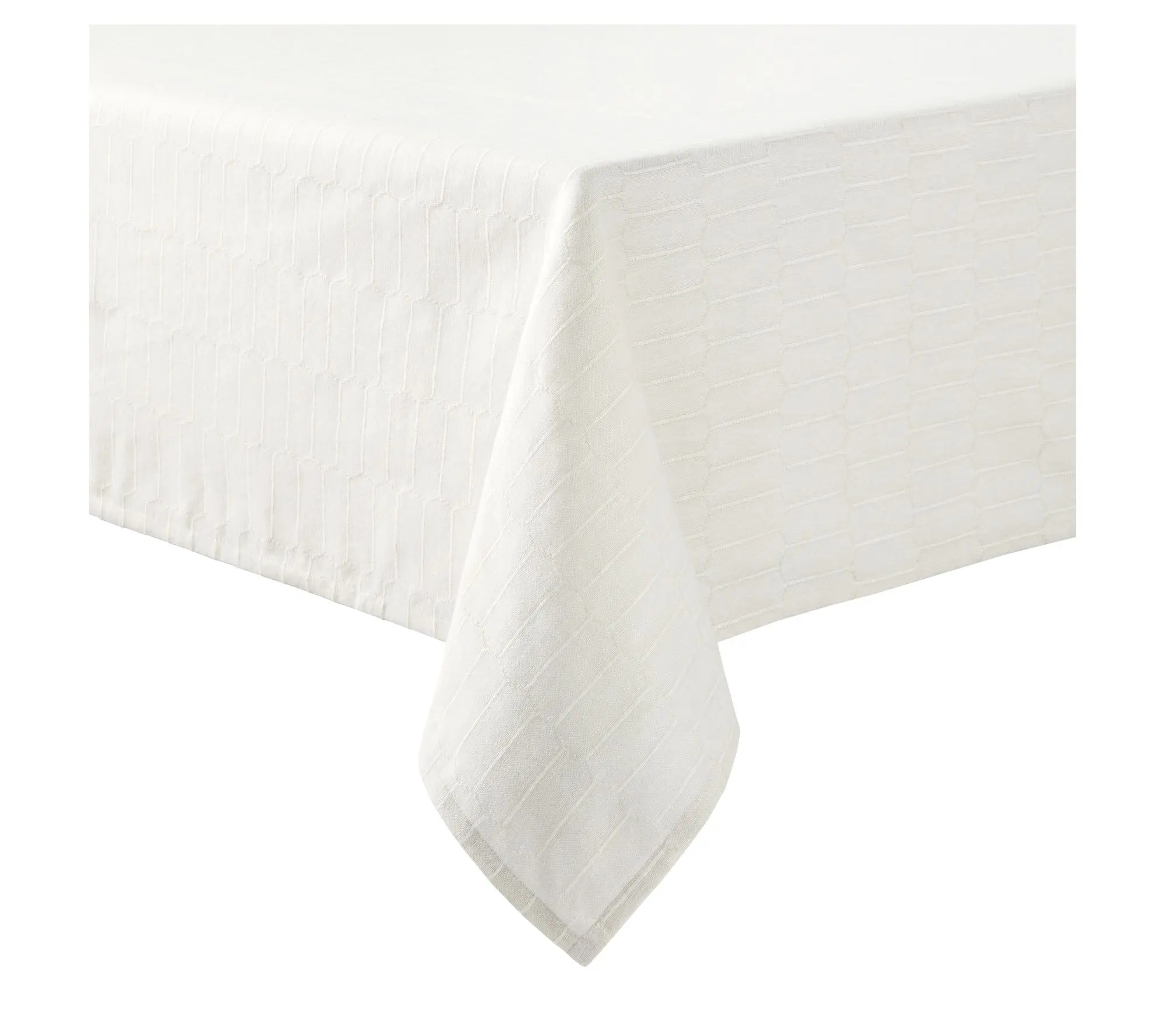 Martha Stewart Honeycomb Modern Farmhouse 60"x84" Tablecloth