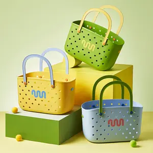 Large Storage Baskets with Handles - Multi-Purpose Organizer for Toys, Laundry, and Pantry Items