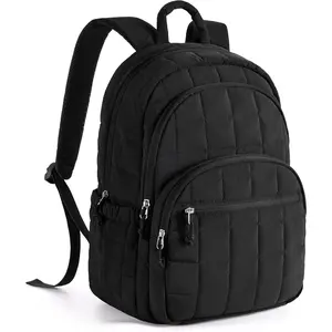 College Laptop Backpack, Women's Travel Backpack, Quilted Casual Daily Bag, Waterproof School Bag, Suitable for 15.6inch Laptop