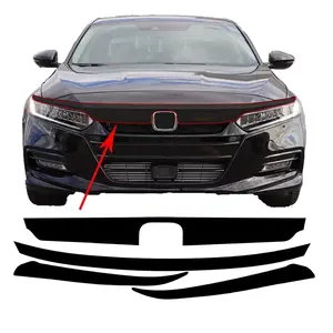 Front Grille Chrome Delete Blackout Precut Vinyl Trim for Honda For Accord 18-20
