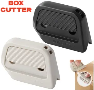 Portable Ceramic Box Cutter Knife With Automatic Rebound and Magnetic Suction Portable Unpacking tools Cutting Supplies Home Office