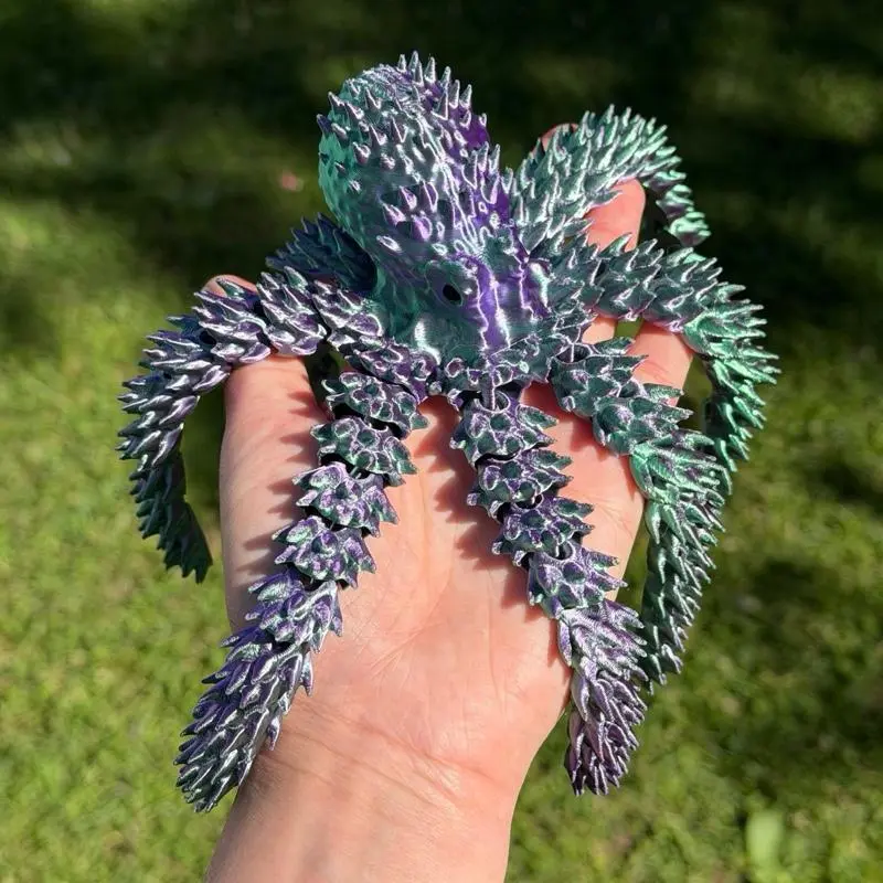 Kraken 3D Printed Flexi Fidget Toy