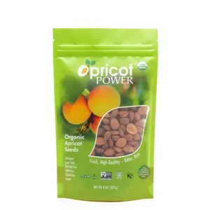 Organic Bitter Raw Apricot Seeds - Raw, Bitter, Vegan, Gluten-free, GMO-free 8 oz