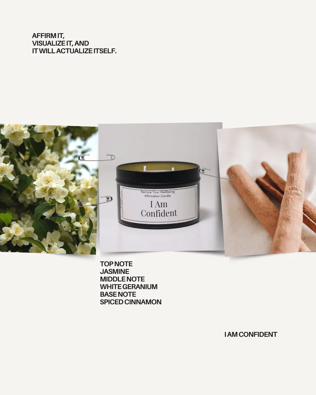Jasmine & Teakwood Scented Candle