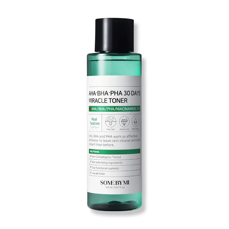 [SOME BY MI] AHA BHA PHA 30 Days Miracle Toner 150ml, Mild Exfoliating Daily Face Toner, Skin Wastes, Sebum and Oiliness Care, Korean Skin Care, Viral  Miracle Toner
