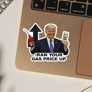 I Did That Funny Stickers, Gas Pump Humor Sticker, Waterproof Vinyl Trump Meme Stickers