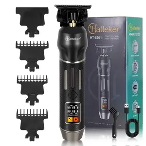 Hatteker Electric Hair Clipper, Portable Trimmer Set with 4 Guides, Home Use Kit, Convenient and Easy to Carry, Ideal for Grooming