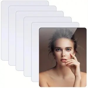 Sublimation Blank Plaque, 6 Counts/set Square Sublimation Sign Blank, Frame Blank for Sublimation Heat Press, Custom Parking Sign for Crafts Yard Garden Outdoors, Decor, Plaque Gift