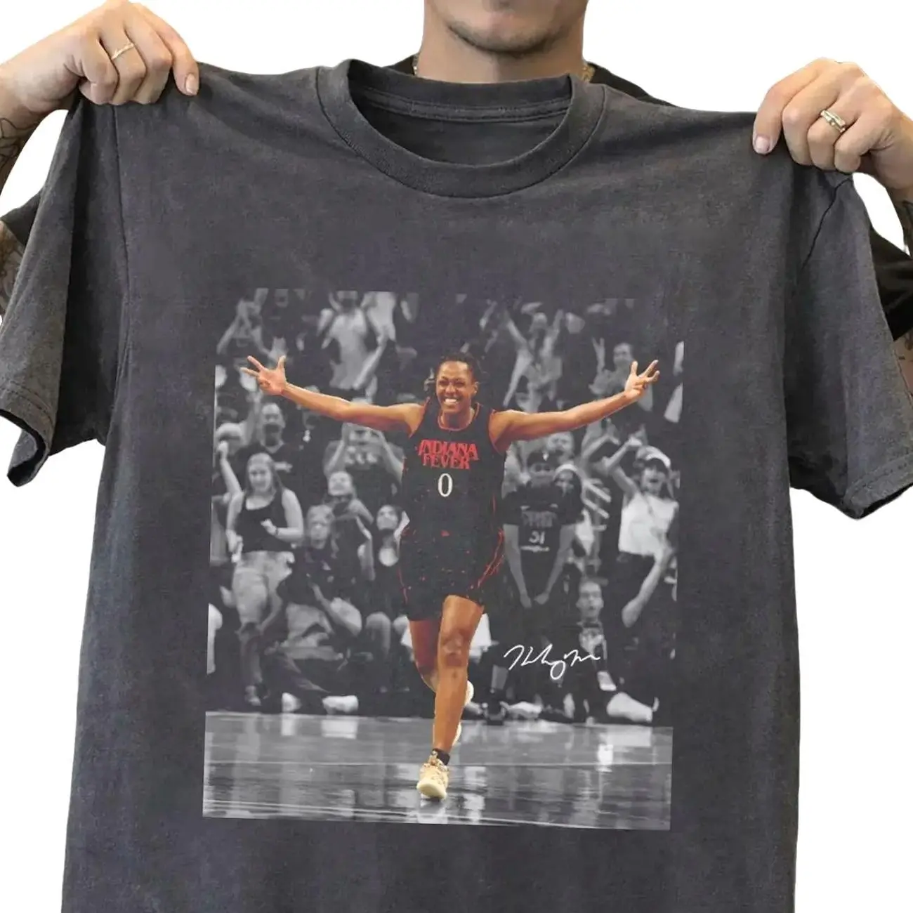 Vintage 90s Kelsey Mitchell Graphic Tee, Retro Basketball Game Day Shirt, Cotton