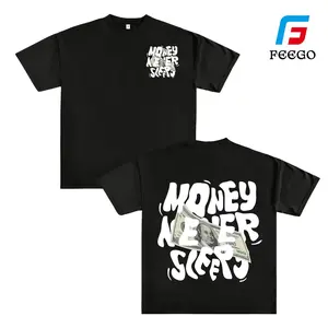 FEEGO Men's Cotton Round Neck Short-Sleeve Casual T-Shirt, Retro Trendy Print, Unisex, Loose Fit, 220 GSM, Machine Washable, Perfect for Holiday Travel & Casual Attire christian shirt lazy outfit Classic Customized him gifts top-notch clothing