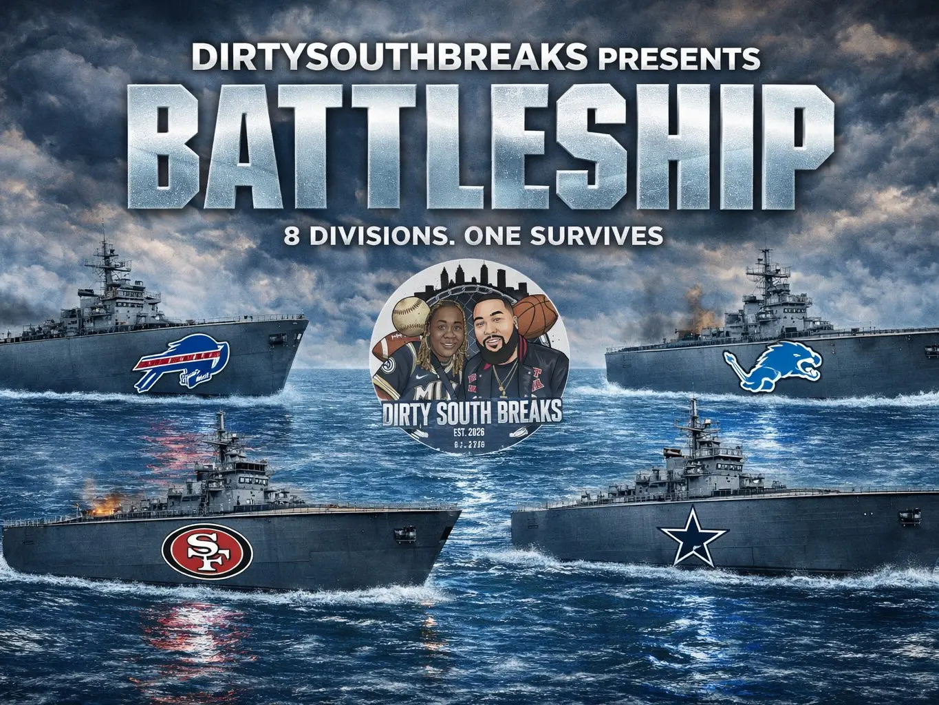 Full size - 2 sports cards - battleship