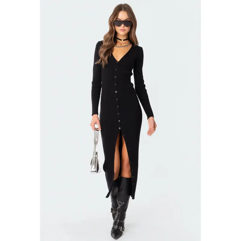 long sleeve knit dress from amazon