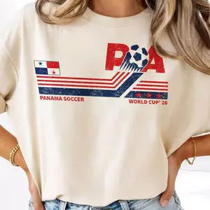 Comfort Colors - Panama Soccer Y2k Graphic Tee, Football World Tournament Panama Unisex T-Shirt - Perfect Gift for Fans