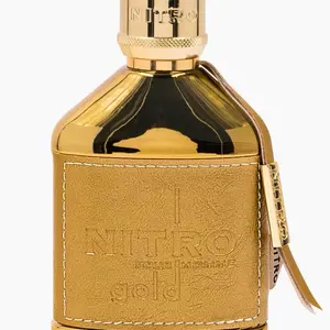 Colorful nitro gold bottle