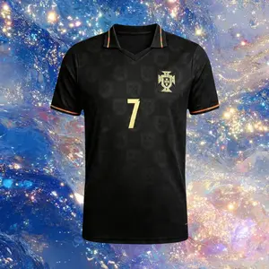 2026 Portugal Home And Away Red Green Black 7# Cristiano Ronaldo Short Sleeve Soccer Jersey Fans Version