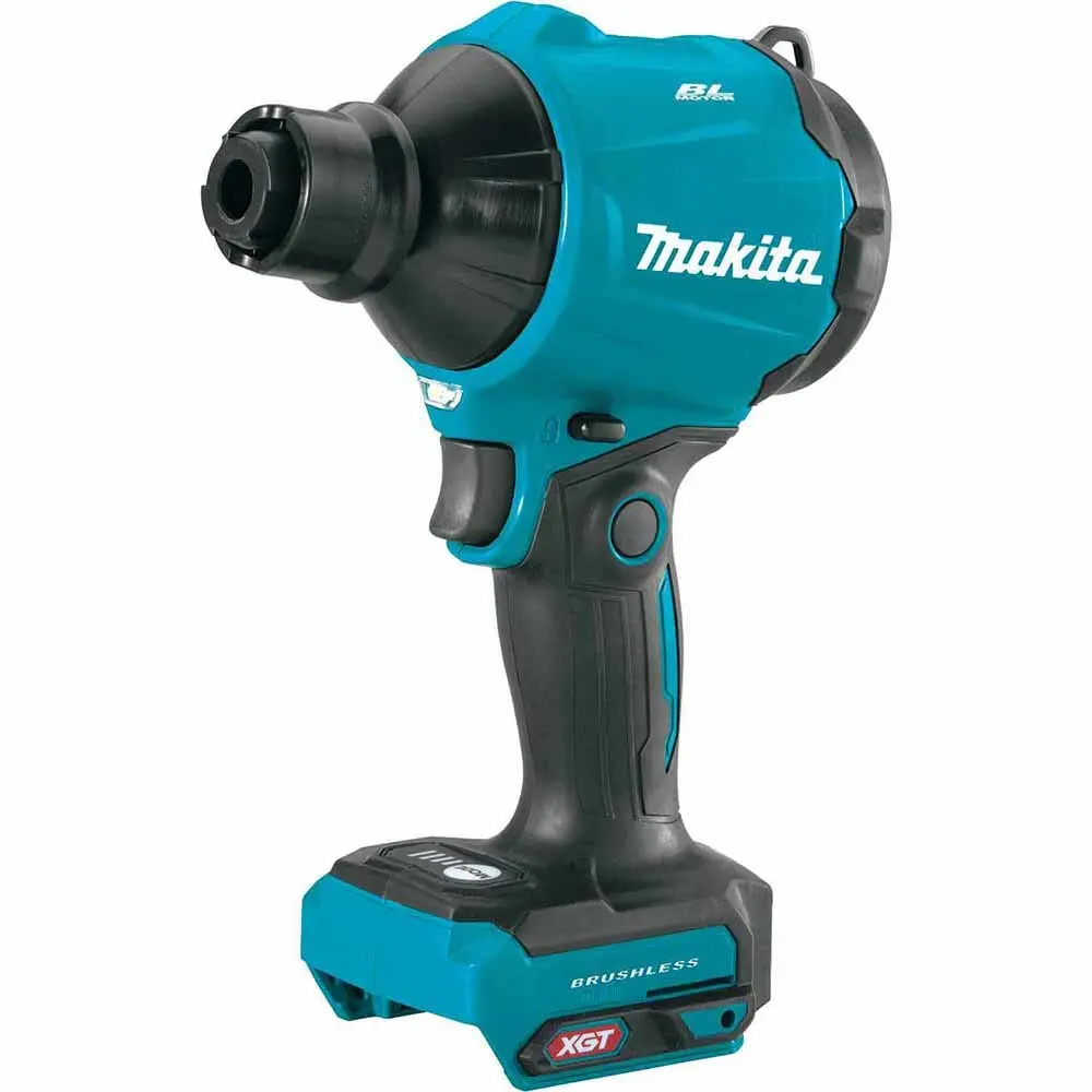 Makita GSA01Z 40V Max XGT Brushless Cordless High-Speed Portable Blower - 447 MPH Airflow, Digital Controls, Soft Grip, Tight Spaces Use, Tool Only (Blowers Category), Portable Blower Blowers