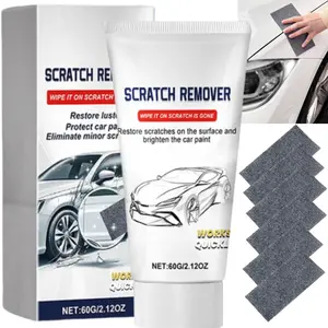Upgrade Nano Sparkle Cloth Car Scratch Remover, Nano Sparkle Cloth and Car Scratch Repair Paste, Magic Nano Cleaning Cloth Scratch Remover for Deep Scratch Repair