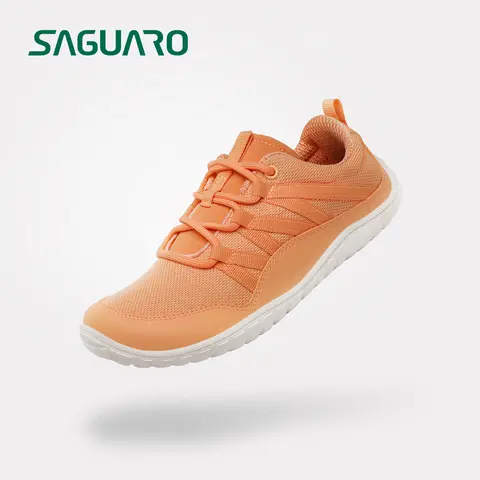 SAGUARO Forestep 1 Minimalist Barefoot Shoes - Men's & Women's Mesh+Microfiber Athletic Shoes with Natural Rubber Sole, Wide Toe Box, Soft Hiking, Outdoor Trainers, Father's Day Gifts