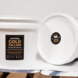 Wisconsin Gold Tallow Pasture-Raised Grass-Fed Beef Tallow. Pure Triple filtered, perfect for cooking, frying, baking or as a nourishing skincare ingredient. Natural