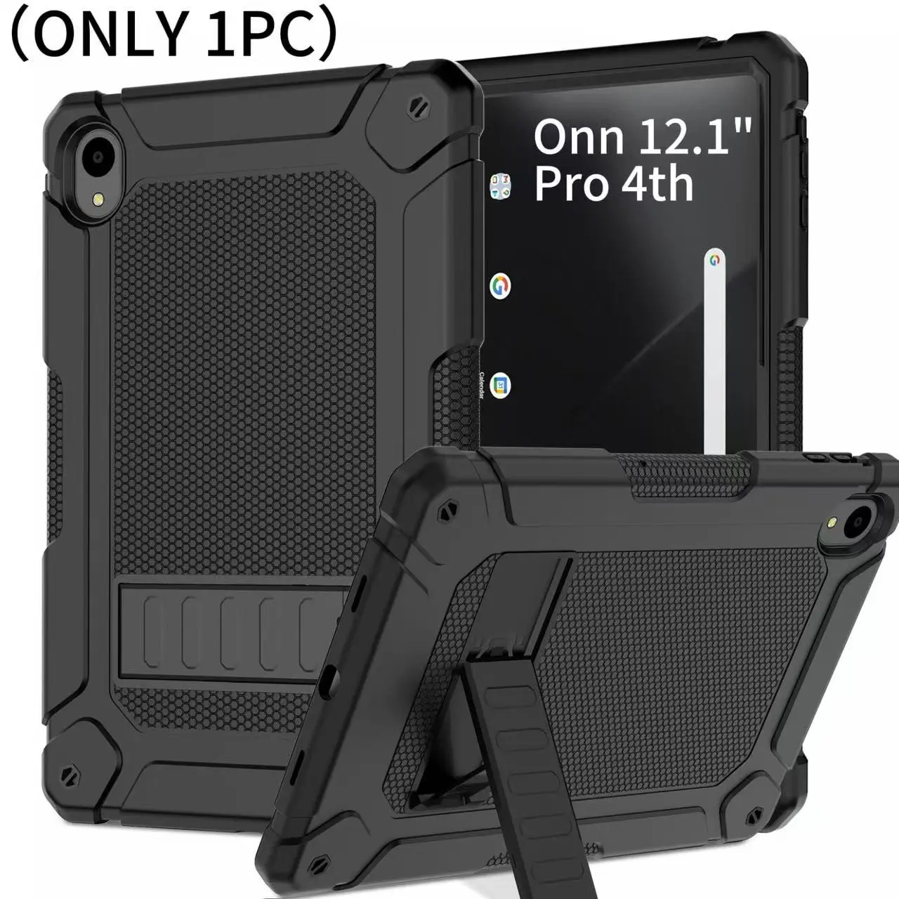 Shockproof Tablet Case for Onn 12.1" Pro 4th Generation, Reinforced Stand Protector, Durable Dura-Case Design, Tablet Protective Cover, Durable Tablet Casing