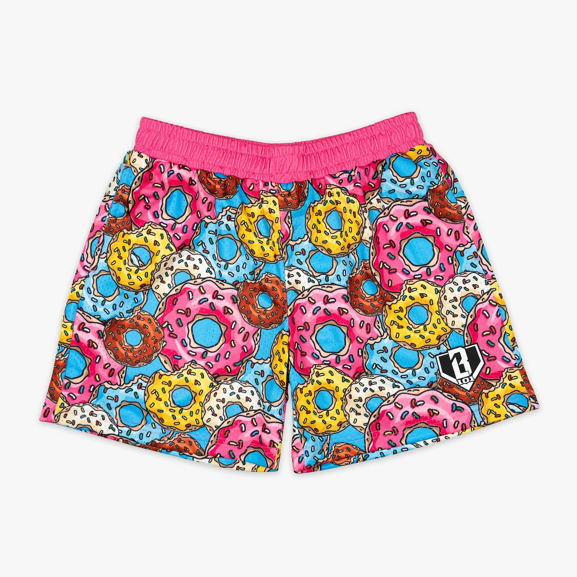 Baseball Lifestyle 101 | Splatter Collection Youth Athletic Mesh Shorts | Premium Breathable Summer Shorts | Baseball Practice, Workout, Running & Everyday Casual Wear | Unisex Fit