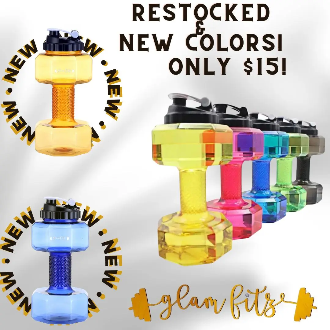 Glam Fitz Barbell Bottles