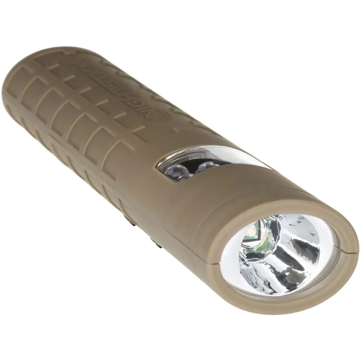 Nightstick MultiPurpose Dual-Switch Dual-Light 90 Lumen Flashlight, 2 AAA Batteries, Tan