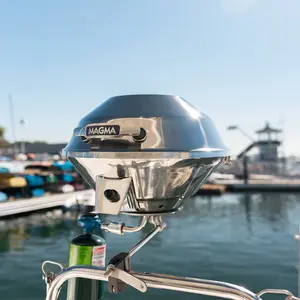 Party Size Marine Kettle3® Combo Stove & Gas Grill