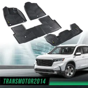 Fit For 2023-2024 Honda Pilot Car Floor Mats Rubber Liners,All Weather Floor Mats Rubber Liners,Waterproof Anti-slip Durable Floor Mats Upgraded Version