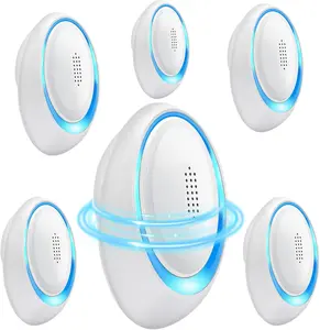 【NewYear2026】2025 Upgraded Ultrasonic Pest Repeller (6 Pack), Indoor Electronic Plug-in Mouse & Roach Repellent, Ultrasonic Bug Control for Mice, Spiders, Ants, Mosquitoes, and Cockroaches