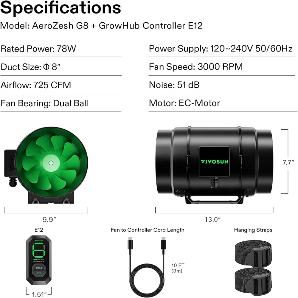 Basic 8" & Speed Controller